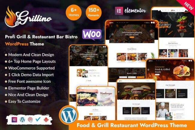 Szablon WordPress Premium Grillino
